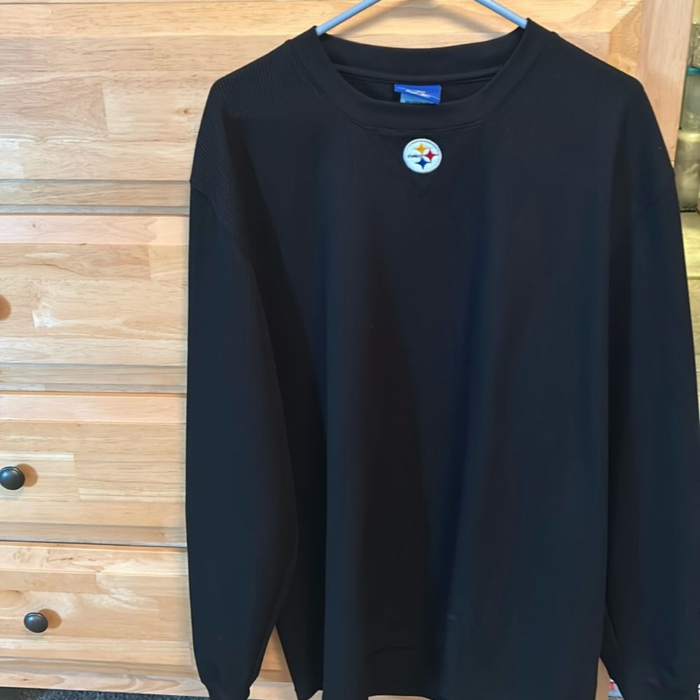 Pittsburgh Steelers long sleeve waffle texture shirt